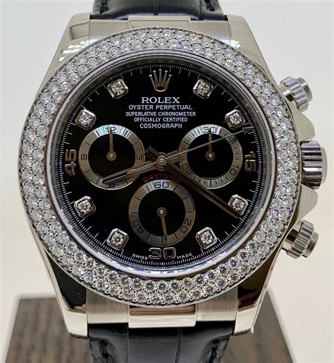 rolex cosmograph daytona with diamonds.